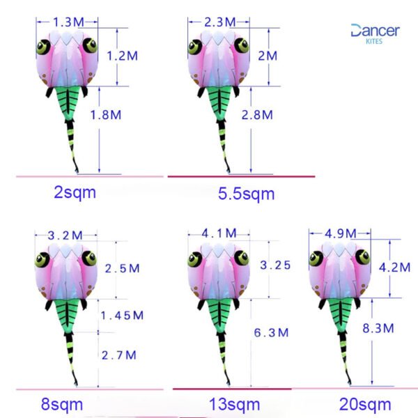 tadpole-kite-size-details