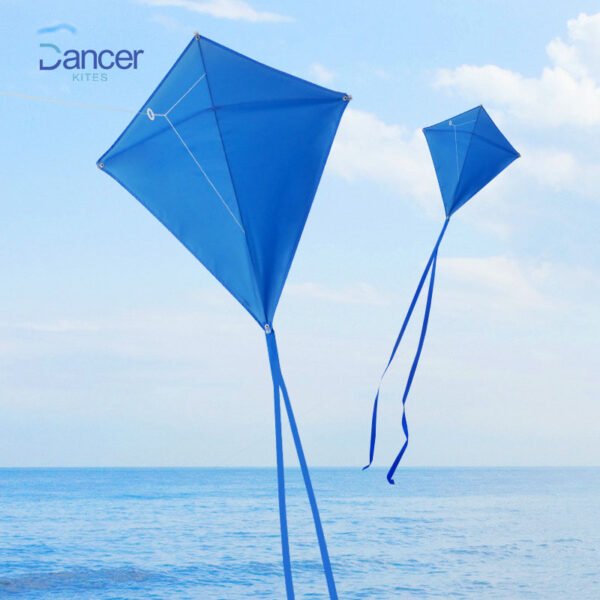 blue diamond kite flying