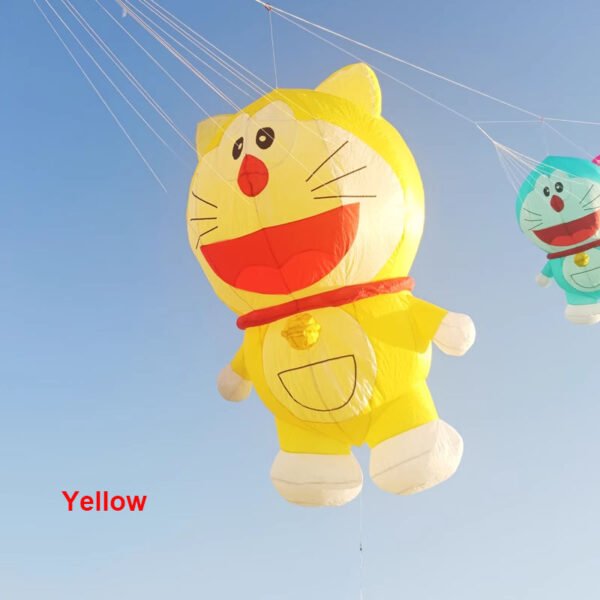 yello Doraemon kite