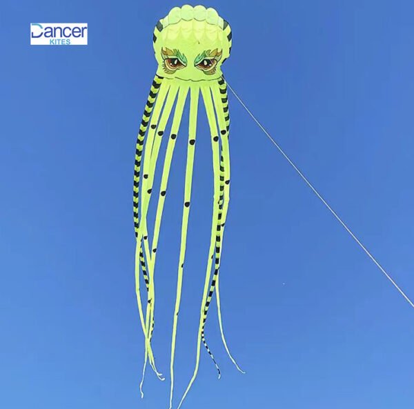 Fluorescent-Color-8m-octopus-kite
