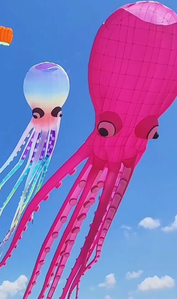 12/20m huge  Soft Inflatable Octopus Kite Pendant - Image 4