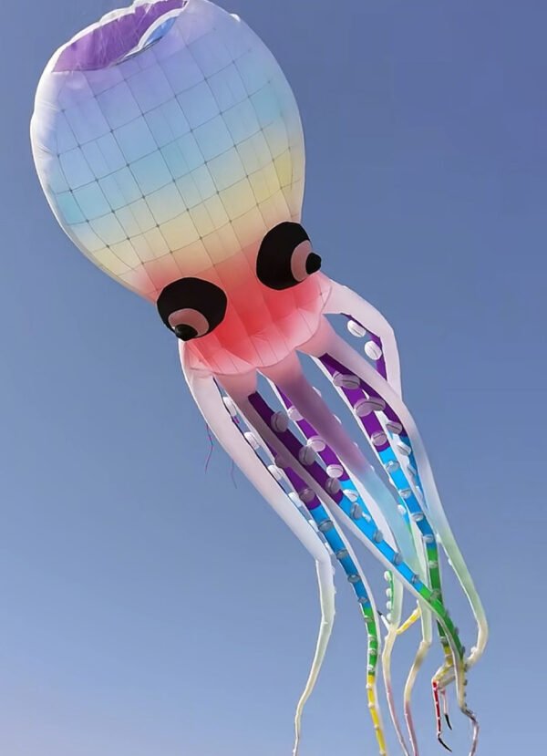 Frosted-gradient-octopus-kite