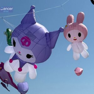 Kuromi-cartoon-soft-kite