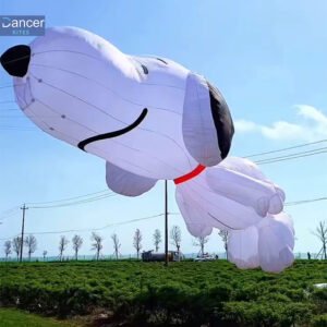 6.8M Snoopy Kite Large Soft Inflatable Cartoon Dog Kite for Adults