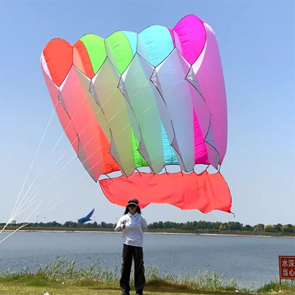 Matte-color-large-nylon-pilot-kite