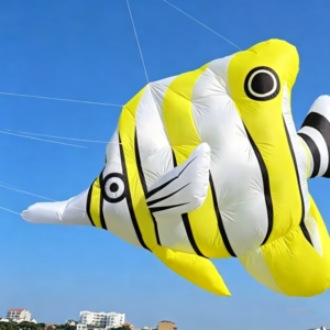 3.5m Rocket fish Kite – Soft Inflatable Line Laundry Kite for Outdoor Displays