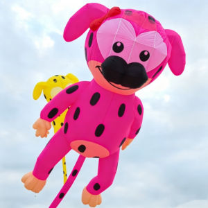 2.5m / 5m Dalmatian Dog Inflatable Kite – Large Cartoon Animal Show Kite