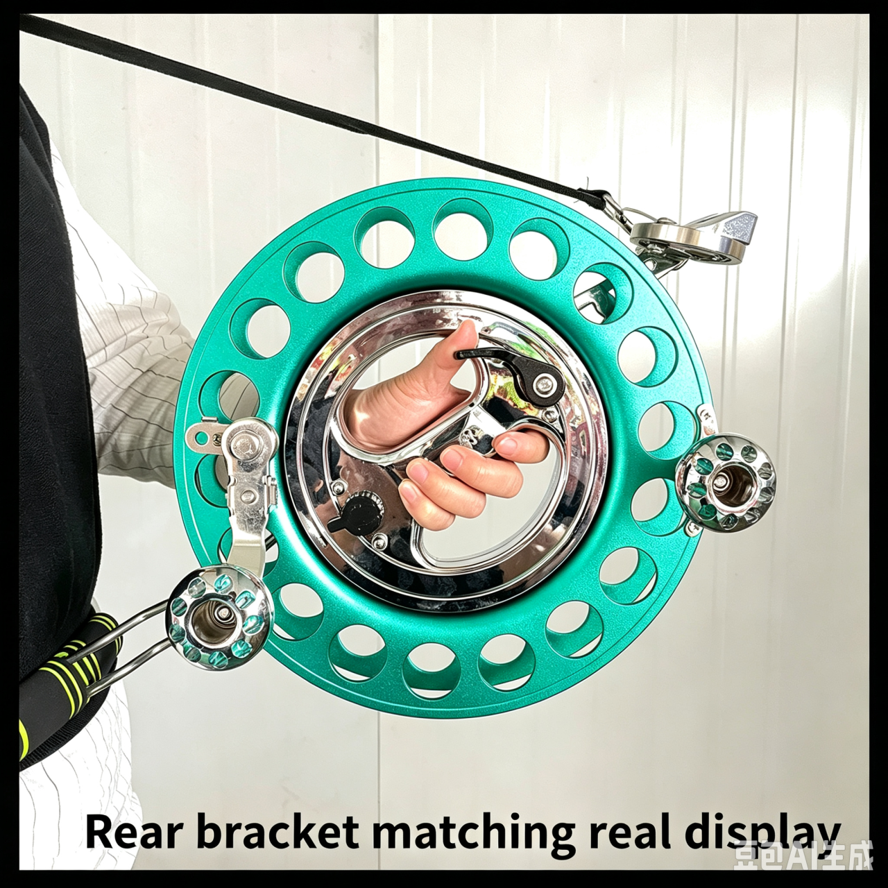 S8 Alloy Kite Reel 28cm – Professional Large Bearing Kite Winder for Adults - Image 6