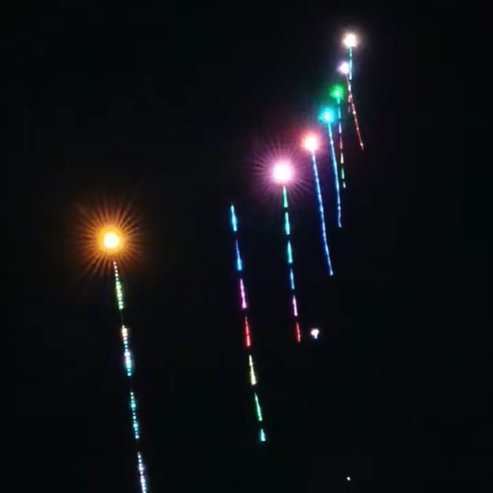 8m LED Kite String Lights – Color-Changing Light Kit with Remote Control for Delta & Inflatable Kites
