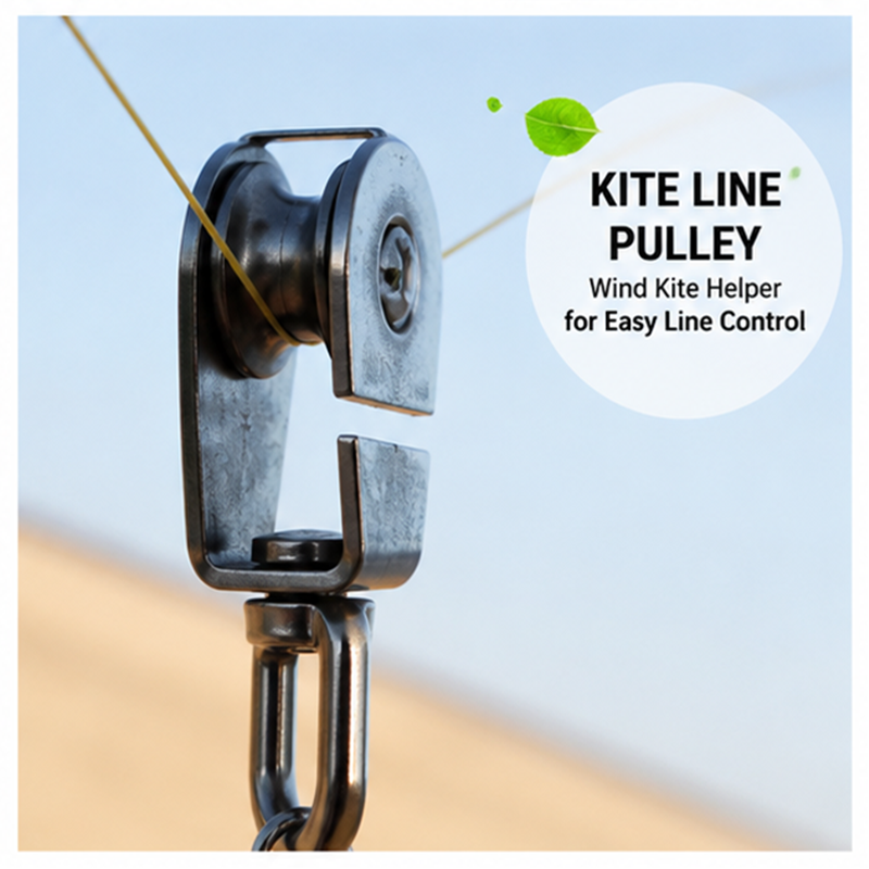 Heavy-Duty Kite Line Grip – Stainless Steel Line Retrieval Tool for Large Kites - Image 3