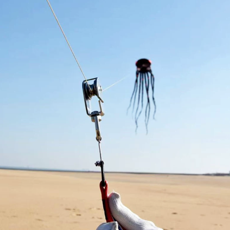 Heavy-Duty Kite Line Grip – Stainless Steel Line Retrieval Tool for Large Kites - Image 5