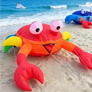 2.3m Inflatable Crab Kite – Soft Ripstop Nylon Ground Display & Outdoor Show Kite