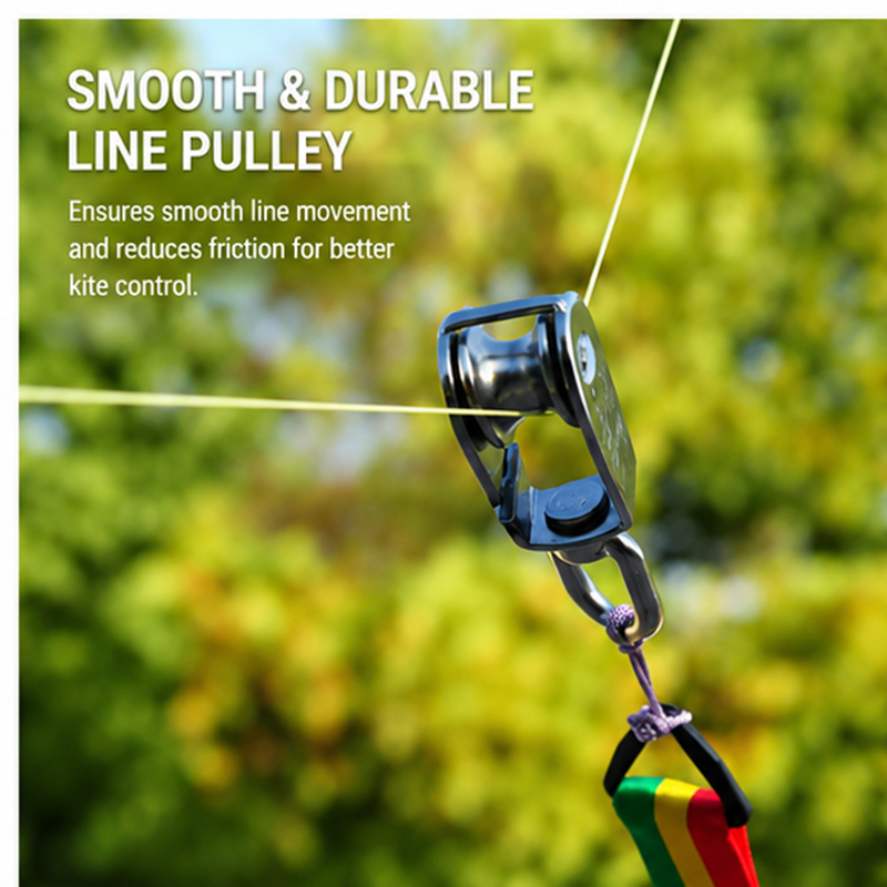 Heavy-Duty Kite Line Grip – Stainless Steel Line Retrieval Tool for Large Kites - Image 4